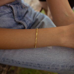 NWT Kelly Bracelet // 14K Italian Gold Vermeil